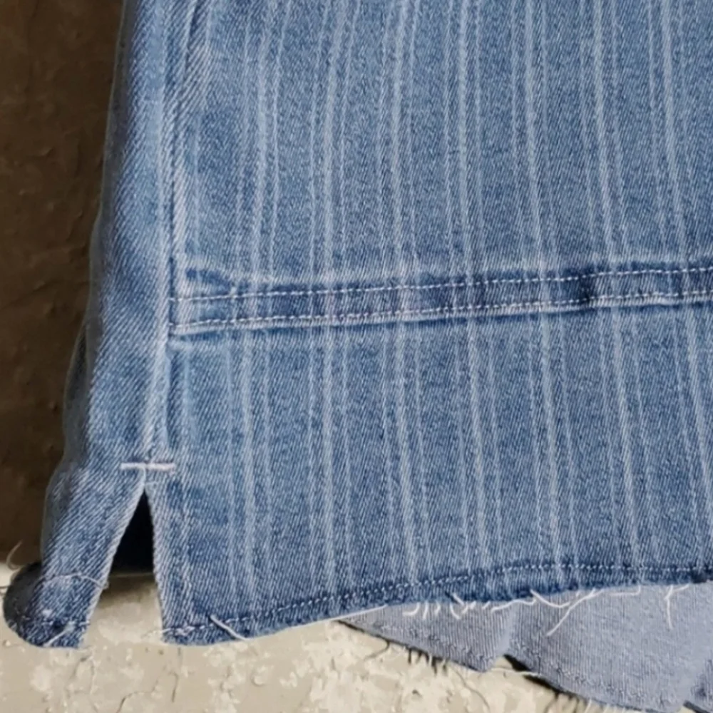 ⚜️Good American Blue Jean Shorts with Frayed Hem